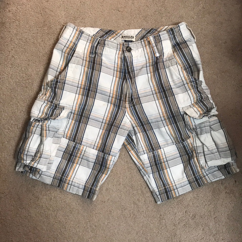 Plaid Magellan Cargo Shorts